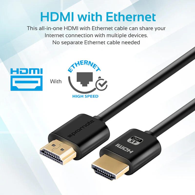 PROMATE PROLINK4K2-150 High Definition 4K HDMI Audio Video Cable PROMATE PROLINK4K2-150 High Definition 4K HDMI Audio Video Cable